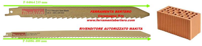 MAKITA LAMA P-04064 P-04086 PER GATTUCCIO TAGLIO MATTONE POROTON TEGOLE